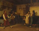 August De Wilde, Untitled, oil on canvas 53.5 x 66cm