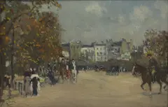 Albert Ludovici Jnr, Untitled, oil on canvas 22 x 33cm