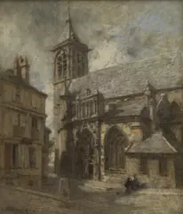 Léon Augustin Lhermitte, Untitled, pastel 34 x 29cm