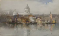 Richard Henry Wright, Untitled, watercolour 17.5 x 27cm