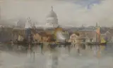 Richard Henry Wright, Untitled, watercolour 17.5 x 27cm