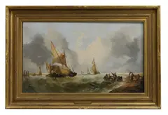 Alfred Montague, Untitled, oil on canvas 36 x 62cm