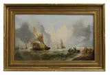 Alfred Montague, Untitled, oil on canvas 36 x 62cm