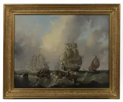 Untitled by Francis W Ovenden, oil on canvas 88 x 114cm Provenance: Bonhams, sold Nov 2024