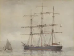 Henry Scott Tuke, Untitled, watercolour 24.5 x 33.5cm