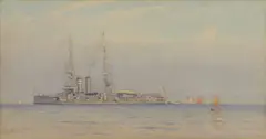 Alma Burlton Cull, Untitled, watercolour heightened with white