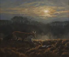 Untitled by John Trickett, oil on canvas 51 x 61cm, sold Nov 2024