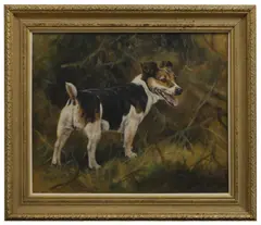 Untitled by John Trickett, oil on canvas 46 x 56cm, sold Nov 2024