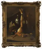 William Buelow Gould, Untitled, A game larder oil on canvas 76 x 63cm