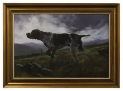 Untitled by John Trickett, oil on canvas 51 x 76cm, sold Nov 2024