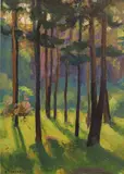Viktor Templin, Untitled, oil on card 48 x 35cm