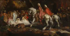 G Chiarigli, Untitled, oil on board 57 x 116cm Provenance: Sotheby's