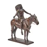 Cyrus Edwin Dallin, Appeal to the Great Spirit, 1913, bronze with dark brown patina