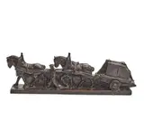 Mahonri Young, The Stone Cart, bronze with brown patina