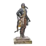 Dave McGary, Long Soldier from the Warrior Series, 1988, bronze with polychrome