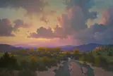 Michael Stack, Close to Evening in the Gila Valley, oil on canvas
