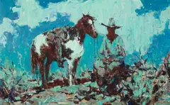 Burt Procter, The Night Watch, oil on Masonite