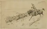 Edward Borein, Running Wild Horses; Wild Horse Hunters; Navajo Visitors at Oraibi; The Last House, Walpi; Church at Laguna; Houses at Laguna; Conquistadores Entering California, (Galvin 49; 198; 210; 217; 228; 229; 277)