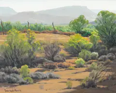 Utah Interval by Sam Hyde Harris, oil on canvas, sold Apr 2021
