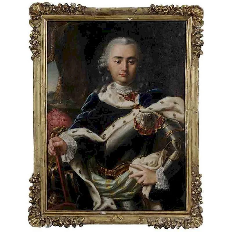 Donat Nonnotte, Portrait of Louis XVI, oil on canvas
