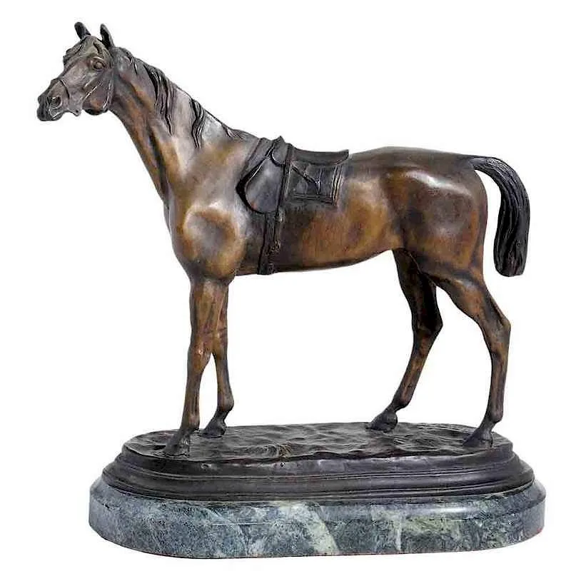 Cheval by Jules Moigniez, patinated bronze, sold Sep 2017