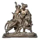 Albert-Ernest Carrier-Belleuse, Ceres Riding a Tiger, an allegorical representation of the harvest