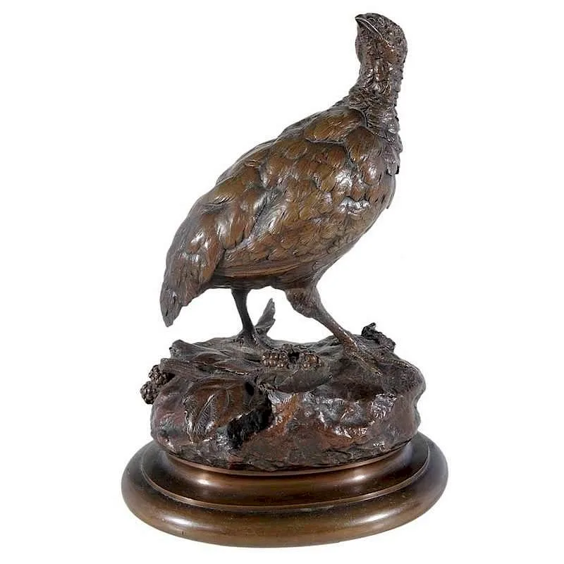 Leon Bureaud, or Bureau, patinated bronze