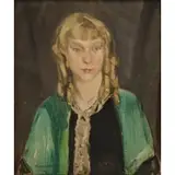 Amy Londoner, Blonde Girl, Oil on canvas