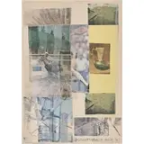 Robert Rauschenberg, Untitled (from 'Arcanum Suite), 1981, Screenprint in colors with collage