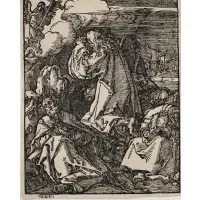 Albrecht Durer, The Small Passion: Christ on the Mount of Olives, Woodcut