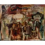 Mark Tochilkin, The Circus, Oil on canvas
