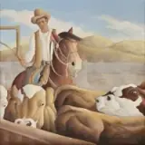 Nancy Jolly, Rancho Cassada Harga, Oil on canvas