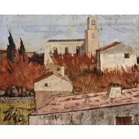 Charles Levier, Provence (France), Oil on canvas