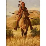 Steven Lang, Grand Pawnee, Oil on canvas