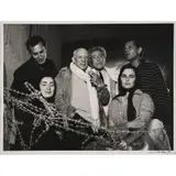 Lucien Clergue, Pablo Picasso, Jean Cocteau, Jacqueline Picasso, Serge Lifar et al, Les Baux, Provence, 1959, 1998, Gelatin Silver print