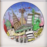 Charles Fazzino, Around New York, 3D Serigraph