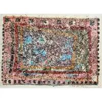 Rachi Farrow, Abstract Composition, Mixed media on paper