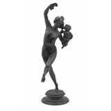 Frederick William MacMonnies, Bacchae and Infant Bacchus, Nice original bronze signed and dated 1899 on base
