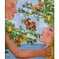 Alexander Kaletski, Before Apples There Were Pears, 2010, Mixed media Collage
