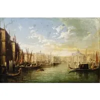 View of the Grand Canal, Venice by Francis Moltino, Oil on canvas, sold Jun 2026