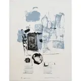 Robert Rauschenberg, Abby's Bird, 1962, Lithograph in colors