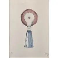 Claes Oldenburg, Typewriter Eraser, 1970, Offset lithograph in colors on Rives BFK paper