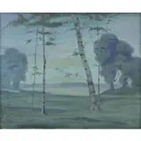 At Dawning by Edmund Henry Wuerpel, 1938, Oil on canvas, sold Jun 2026