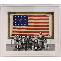 Old Glory by Thierry Guetta, 2021, Screenprint in colors, sold Jun 2026