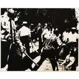 Andy Warhol, Birmingham Race Riot, from X = X (Ten Works by Ten Painters) portfolio, 1964, Screen print on wove paper