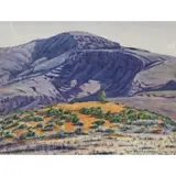 Rex Battarbee, Mount Hermannsburg, 1946, Watercolor