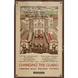 Edward Bawden, Changing of the Guard, 1925, Lithographic color poster