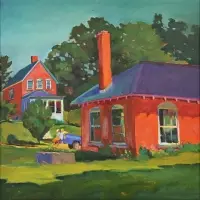 Connie Hayes, Taking a Rest, Oil on canvas