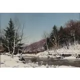 Carl Wuermer, Brook in Winter (no, Oil on linen