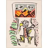 Karel Appel, Tantrika-1, Lithograph